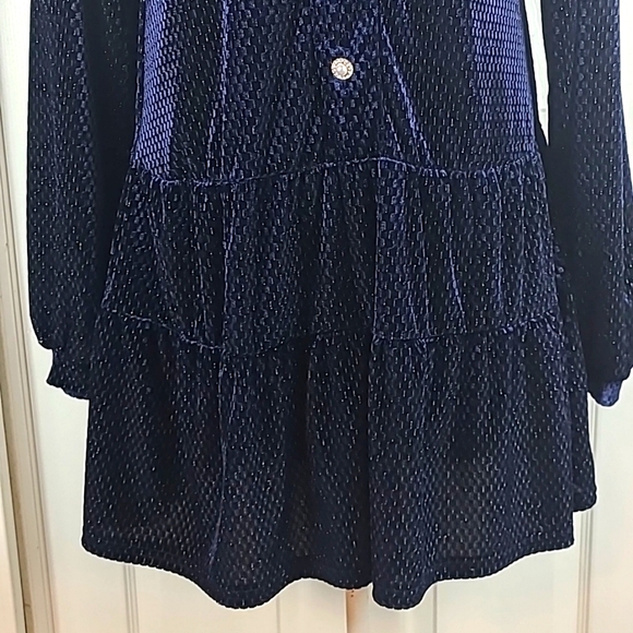 New In Plush Textured Dress - Picture 3 of 13